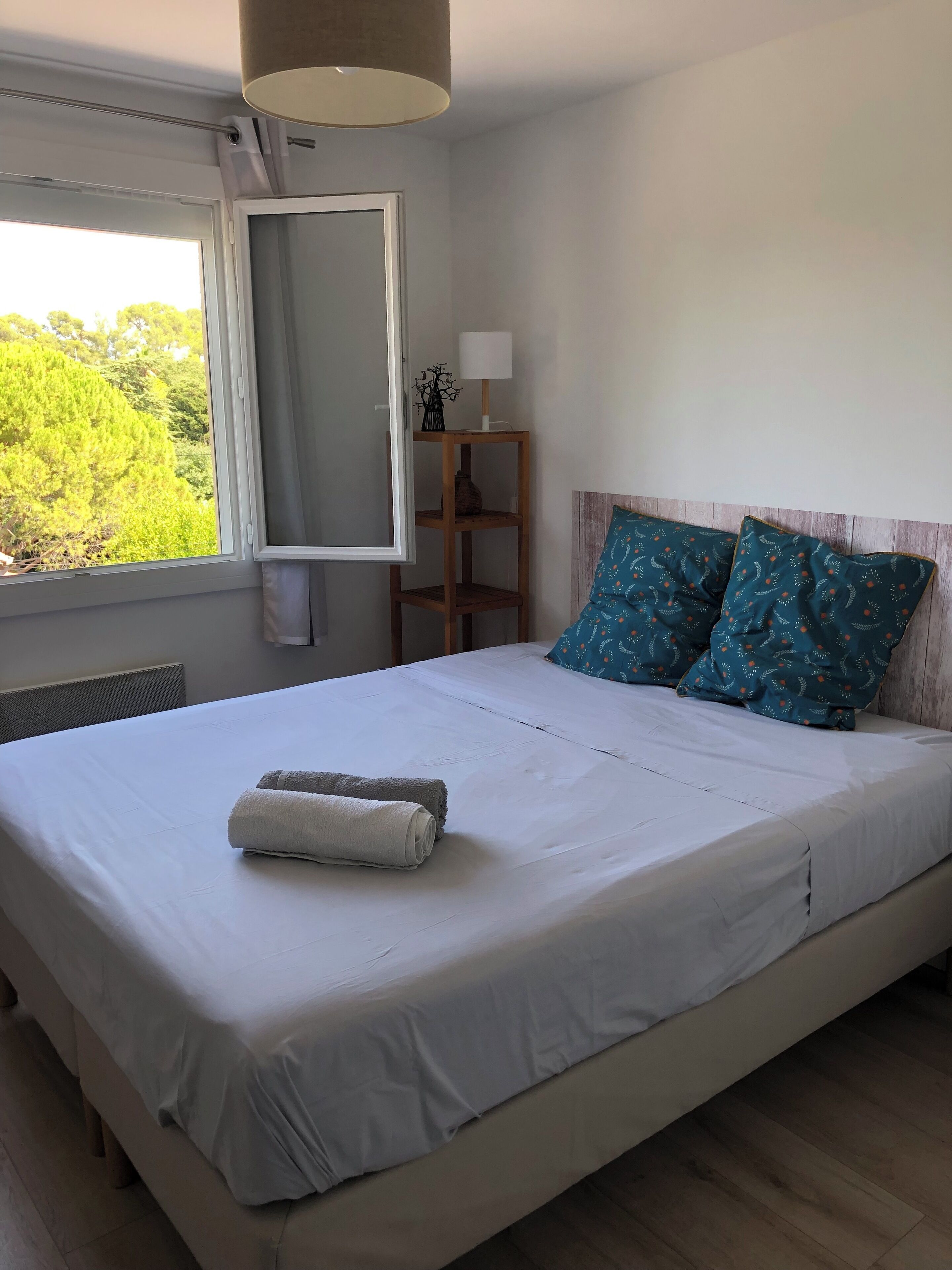 Iron/ironing board, WiFi, bed sheets