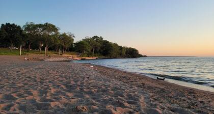 Lakefront Paradise: Charming 2BR Home with Lake Views - Walk to Beach!