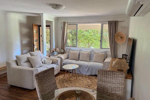 A cozy corner made for unwinding in natural elegance