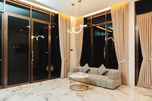 Suite, 1 King Bed | Living area - Acasa Cottage by Samsara (Ciawi)