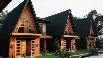 Overnatningsstedets facade