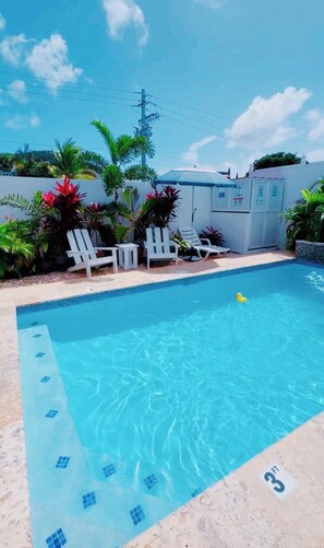 Outdoor pool - 3H/1B Full House in Fajardo with Private Pool Pet Friendly (Fajardo)