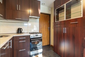 Fridge, oven, stovetop, dishwasher - Bielsko-Biała Comfort Apartment (Bielsko-Biała)