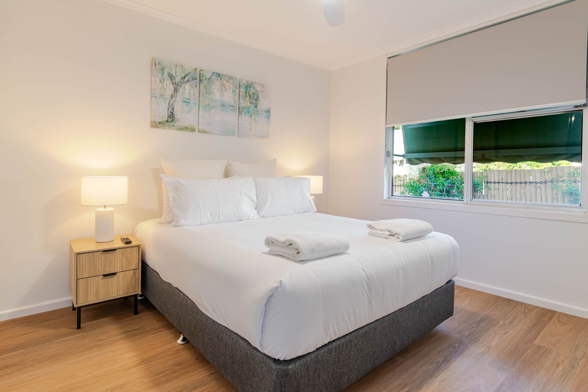 Iron/ironing board, travel crib, WiFi, bed sheets