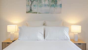 2 bedrooms, iron/ironing board, travel cot, WiFi