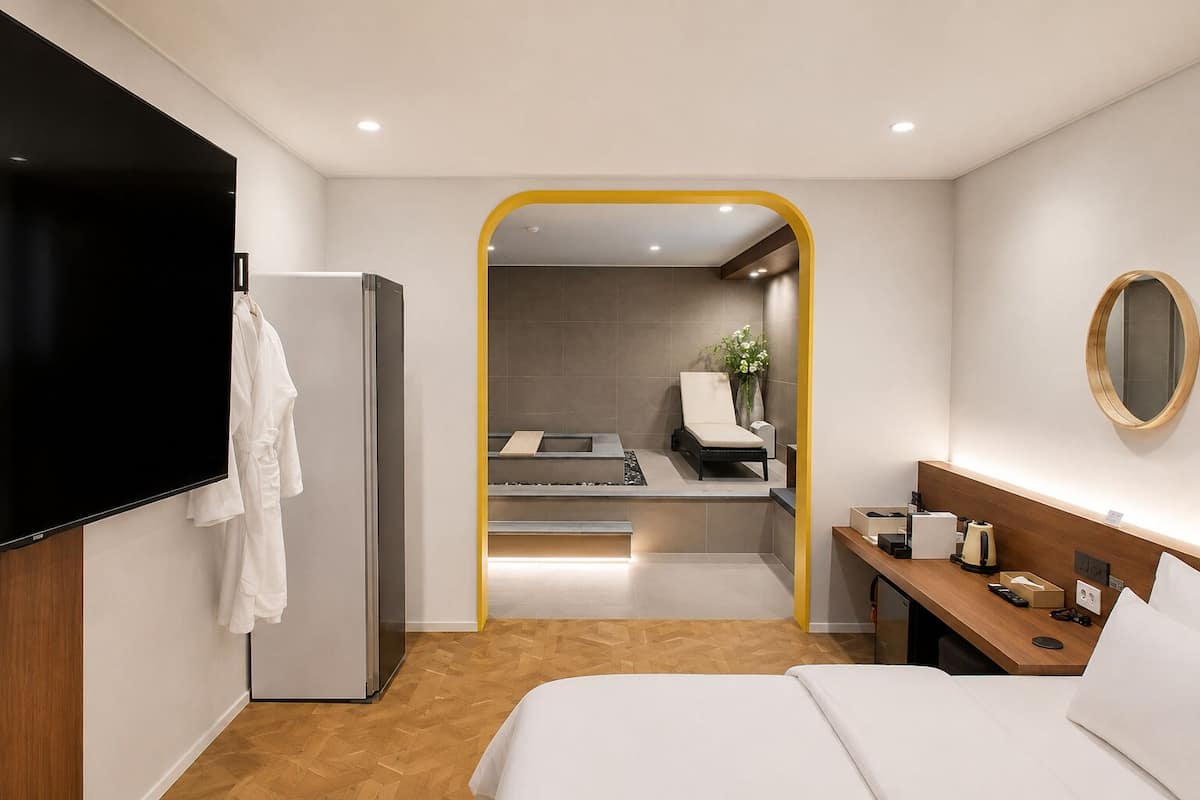 Dongbaek Signature Spa Room | 高級寢具、遮光布/窗簾、隔音、免費無線上網