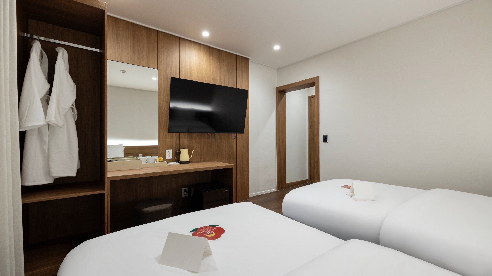 Dongbaek Twin Room | Ausblick vom Zimmer