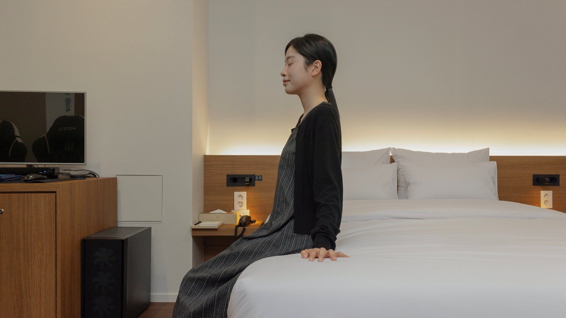 Dongbaek Signature Suite Room | Hochwertige Bettwaren, individuell eingerichtet, Verdunkelungsvorhänge