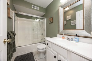 Dusche, Handtücher, Seife