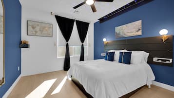 5 bedrooms, desk, iron/ironing board, free WiFi