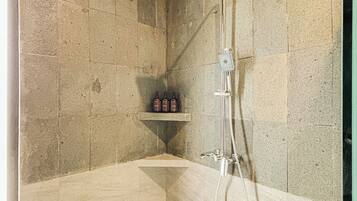 Villa - 1 sovrum - privat pool | Badrum | Dusch, gratis toalettartiklar, hÄrtork och handdukar