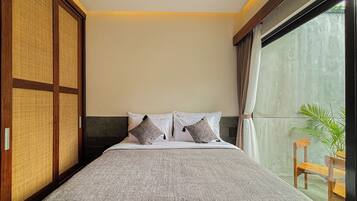 Villa - 1 sovrum - privat pool | Skrivbord, arbetsyta för laptop och gratis wi-fi