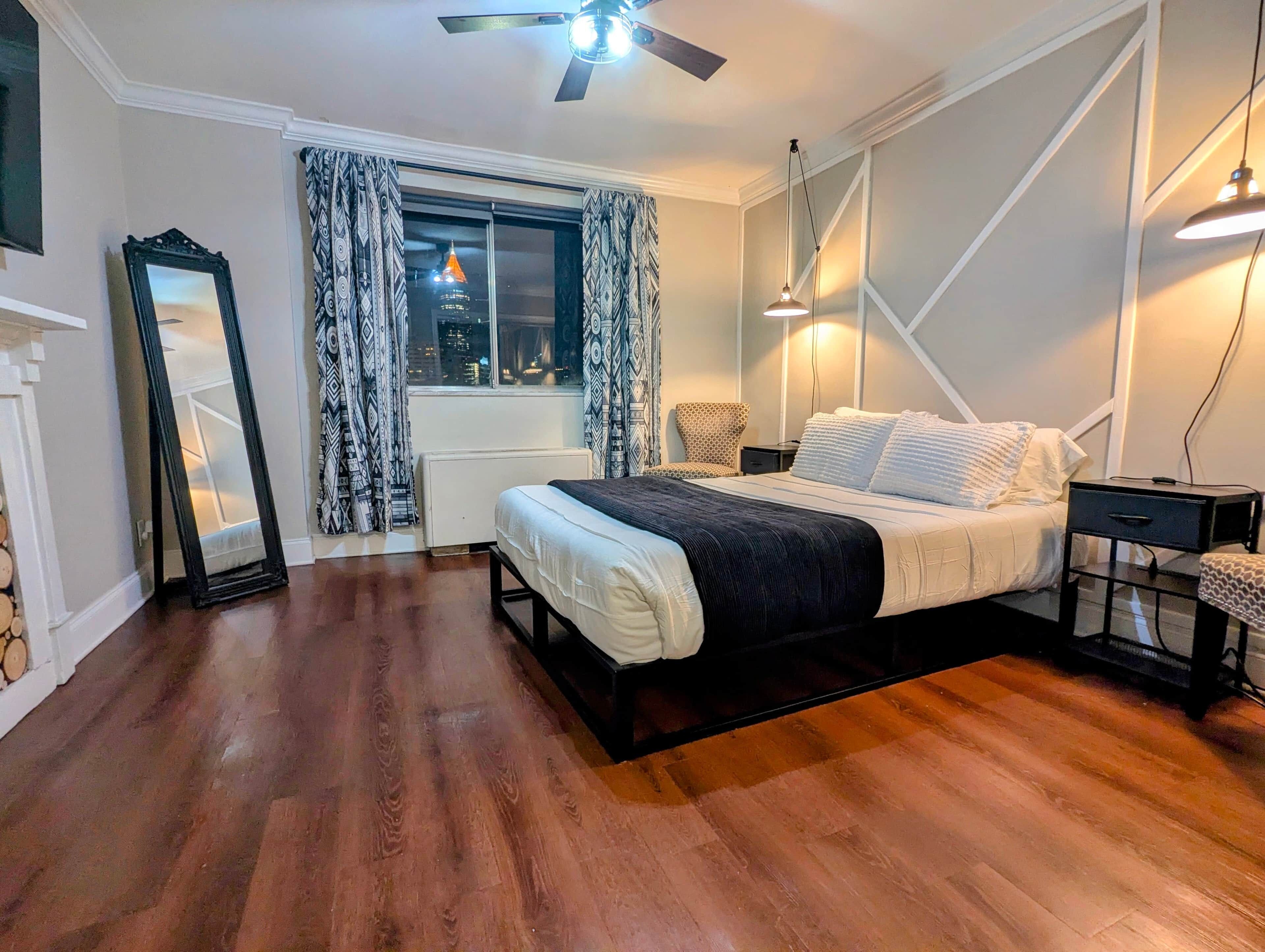 1 chambre, fer et planche à repasser, Wi-Fi, draps fournis