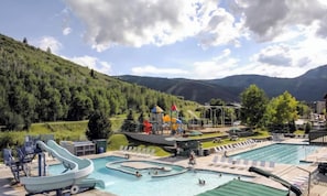 Pool -  1-bedroom vacation rental in peaceful main ParkCity on Free shuttle pool huttub (Park City)