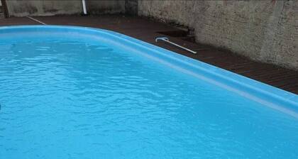 Beach house with large pool.