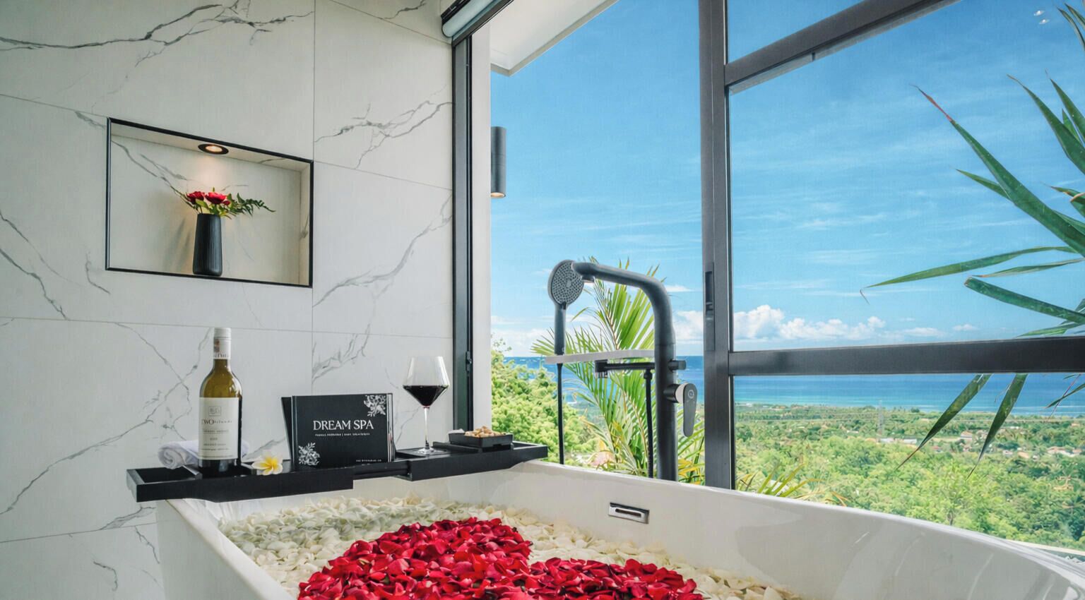 Luxury Villa, Private Pool, Sea View | Bathroom