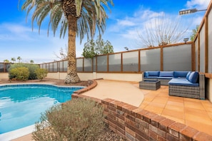 Outdoor pool, a heated pool - Heated Pool • Game Room • Arcades • King Beds (Las Vegas)