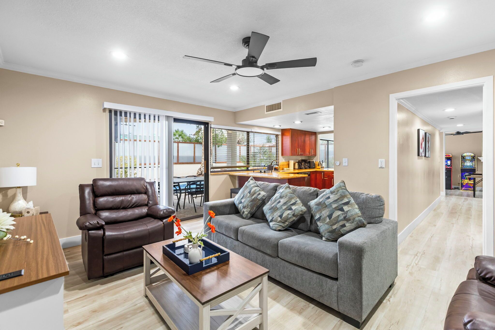 Smart TV, video games, table football