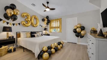 3 slaapkamers, een bureau, een strijkplank/strijkijzer, gratis wifi