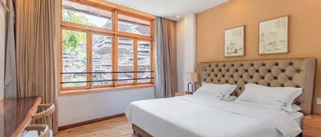 Signature Double Room, Lake View | Desk, blackout drapes, free WiFi, bed sheets