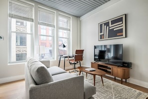 TV, stereo - Blueground | Downtown Crossing, view, nr Park (Boston)