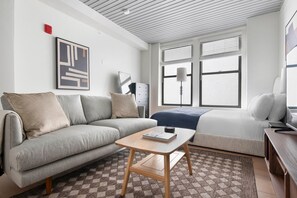 Iron/ironing board, WiFi, bed sheets - Blueground | Downtown Crossing, lounge, nr Park (Boston)