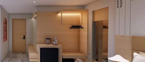 Deluxe Double Room, City View | Desk, laptop workspace, soundproofing, iron/ironing board