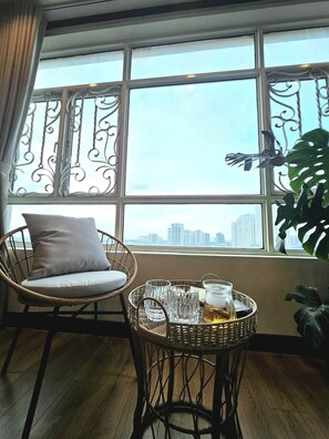 Klassiek appartement, uitzicht op de stad | Interieur