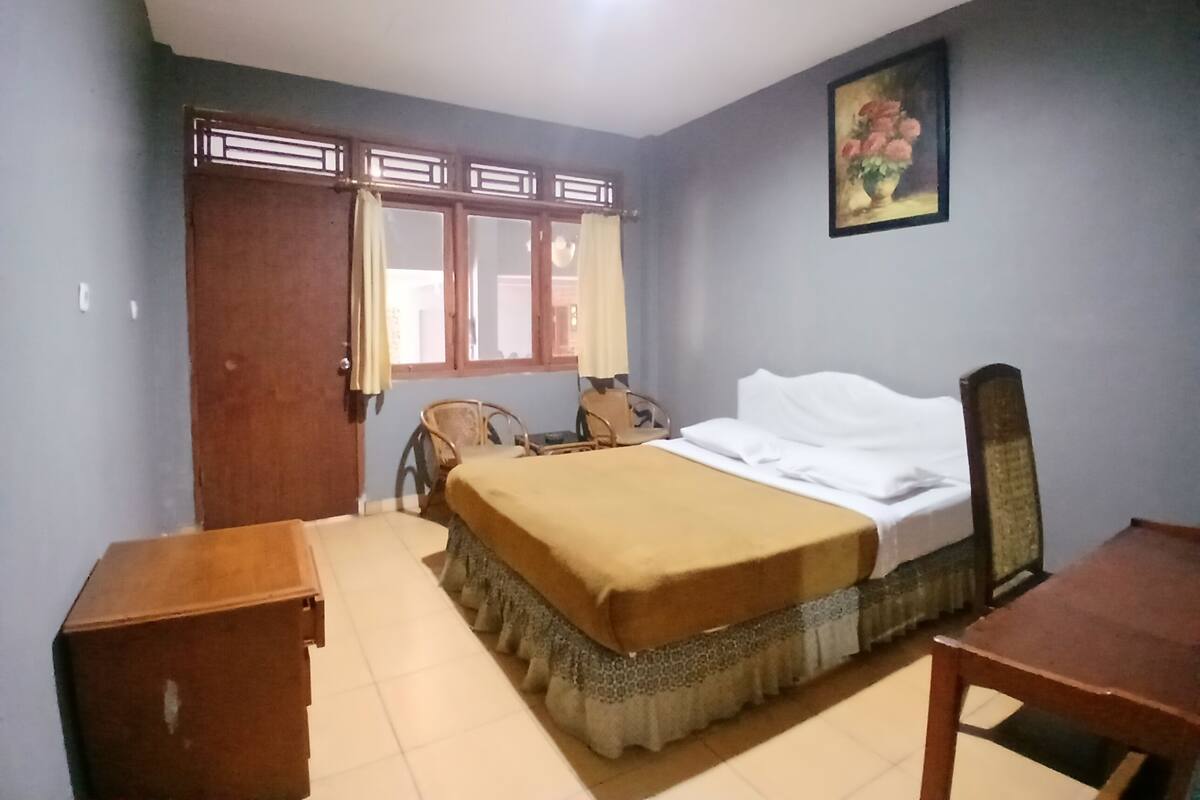 Habitación estándar doble | Escritorio, espacio para trabajar con un portátil, wifi gratis