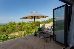 Balcony - Best Stay SeaView Studio C253 (Koh Samui)