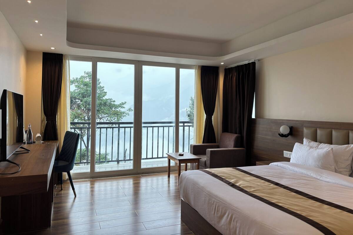 Premium-Doppelzimmer, Hügelblick | Kostenloses WLAN