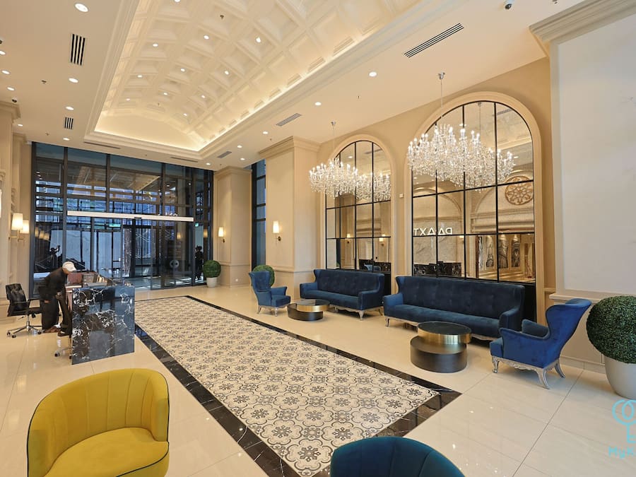 Lobby sitting area