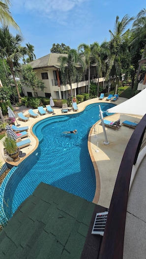 Condo, 1 Bedroom, Smoking, Balcony | Pool | Outdoor pool