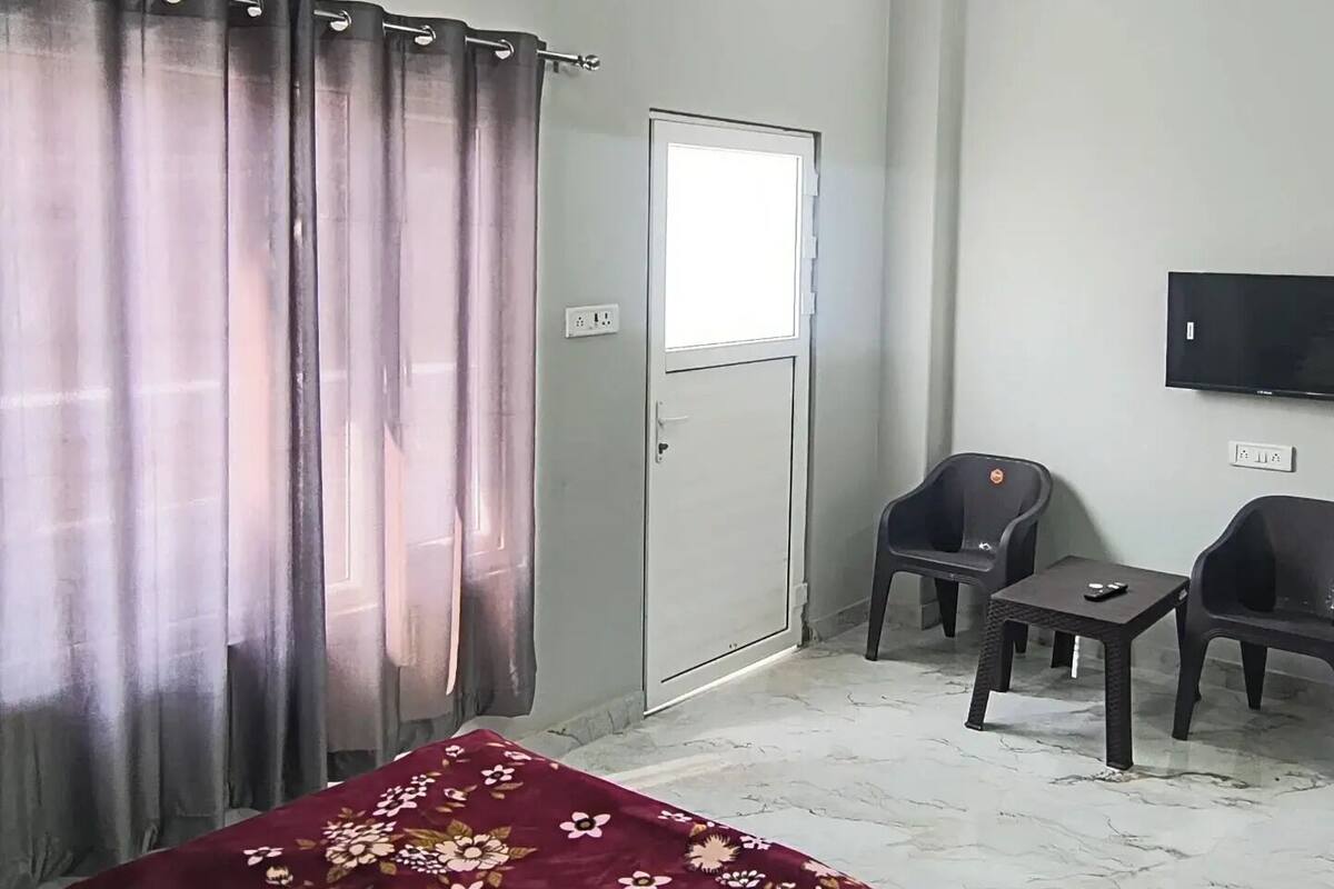 华丽双人房, 阳台, 城市景观 | 高档床上用品、免费 WiFi、特色装修、床单
