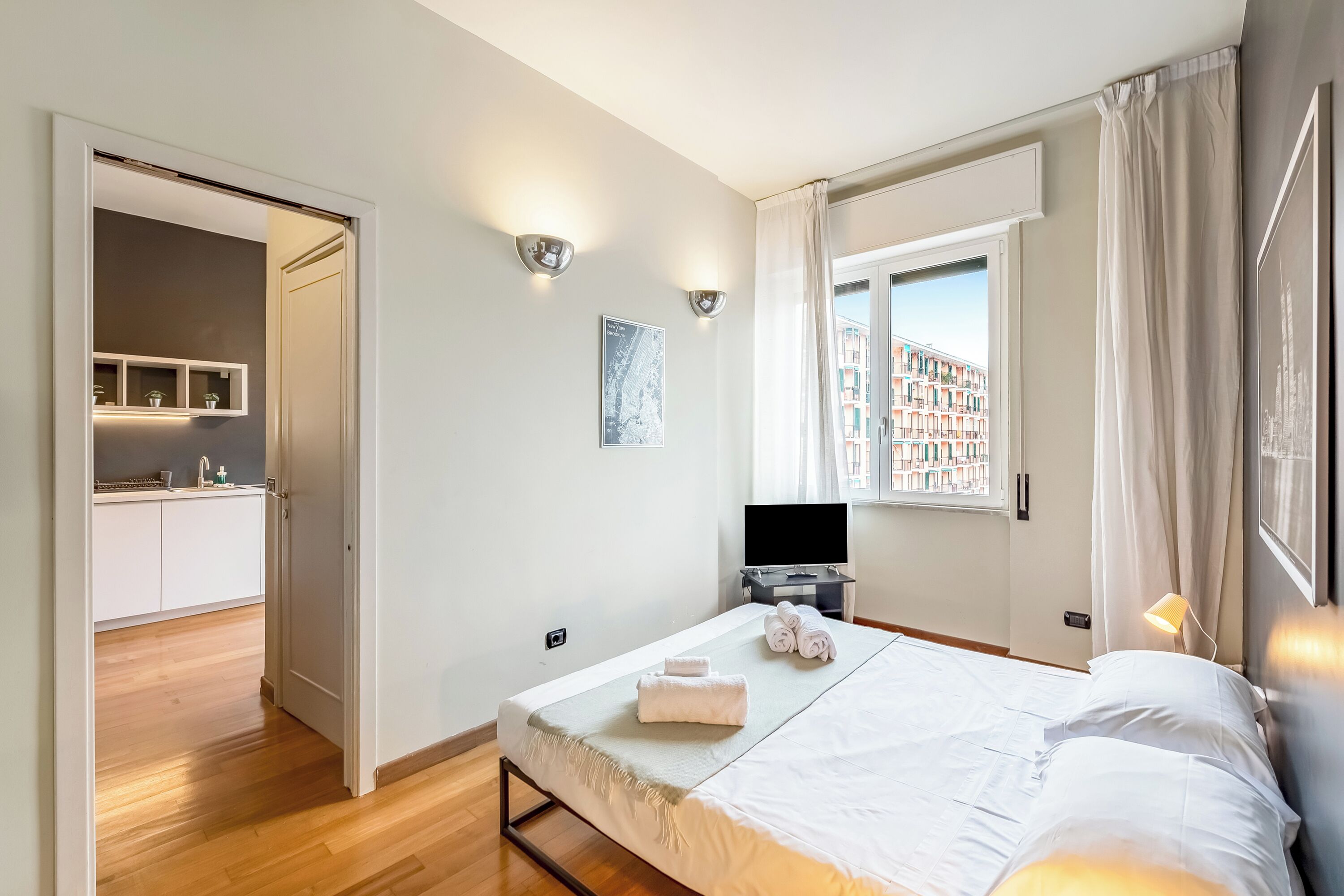 Apartamento familiar, varias habitaciones (Piazza Rossetti 3A/8A) | 2 dormitorios, tabla de planchar con plancha, wifi gratis y ropa de cama