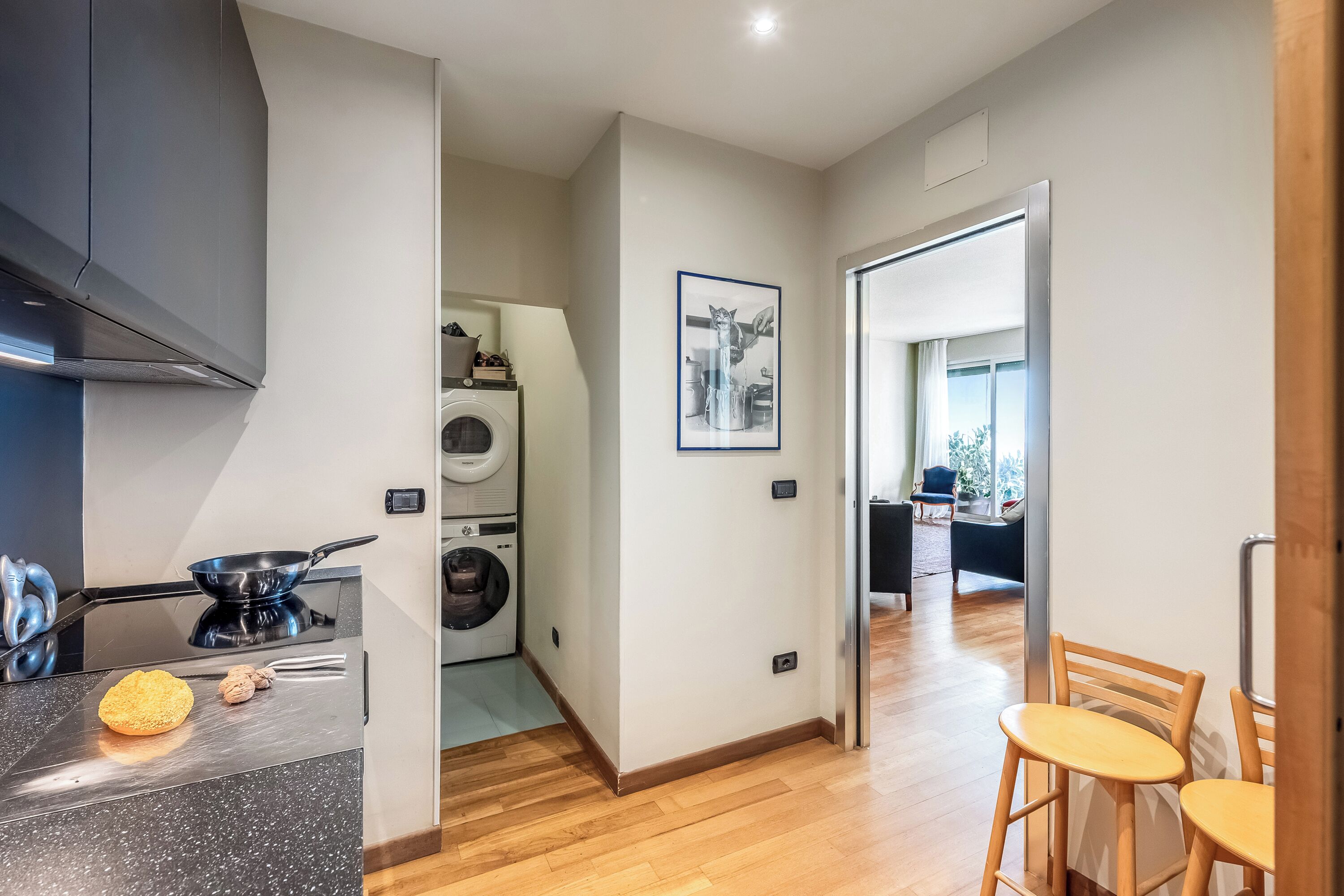 Family Apartment, 2 Bedrooms, Terrace (Piazza Rossetti 3A/8) | Private kitchen