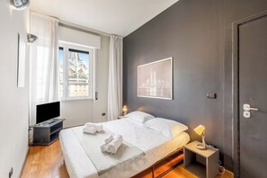 Family Apartment, 1 Bedroom (Piazza Rossetti 3A/8A) | 2 bedrooms, iron/ironing board, free WiFi, bed sheets - Piazza Rossetti Apartments (Genoa)