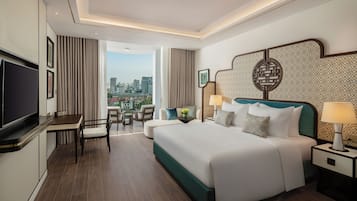 Free minibar, in-room safe, desk, iron/ironing board