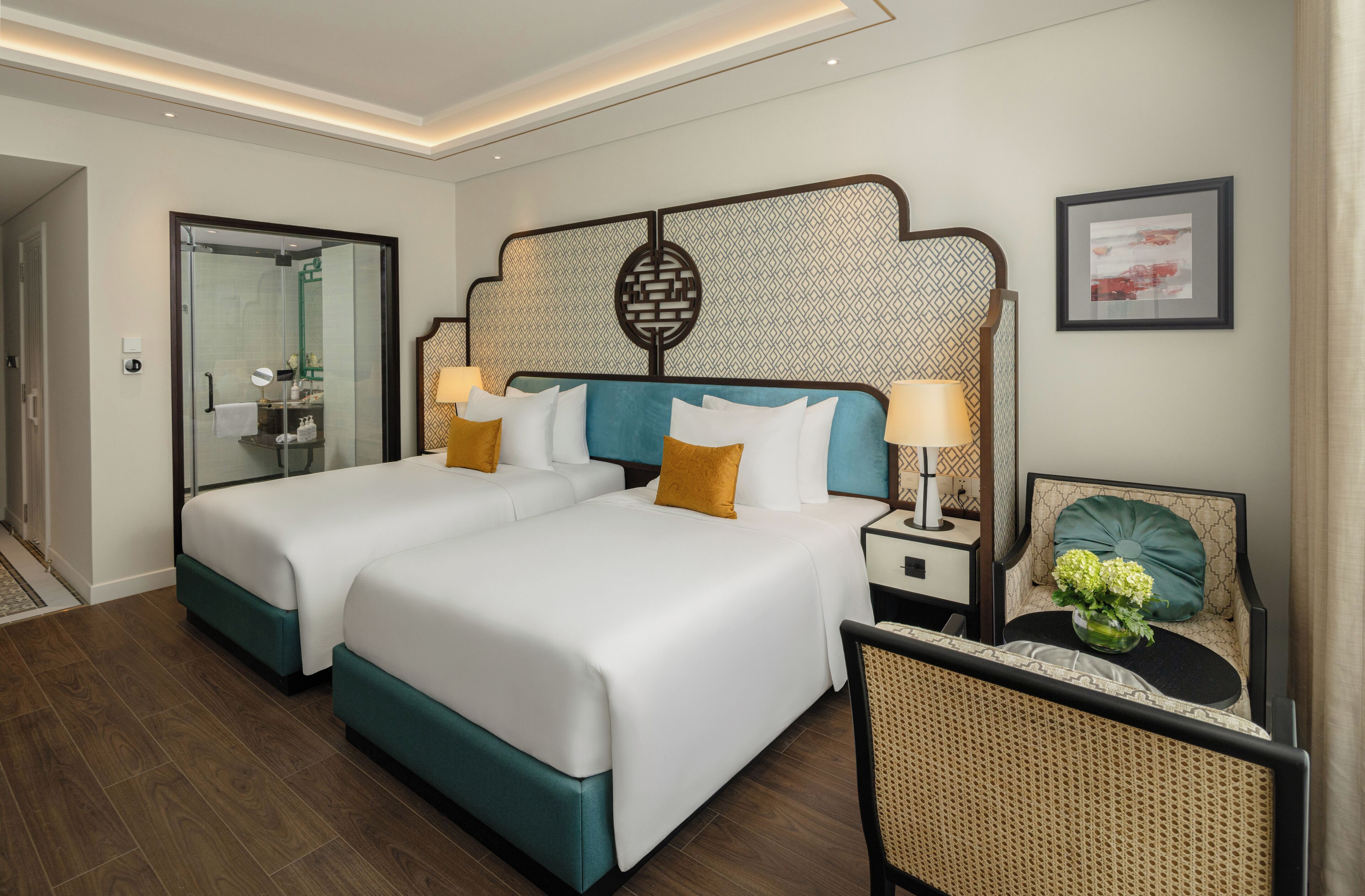 Free minibar, in-room safe, desk, iron/ironing board