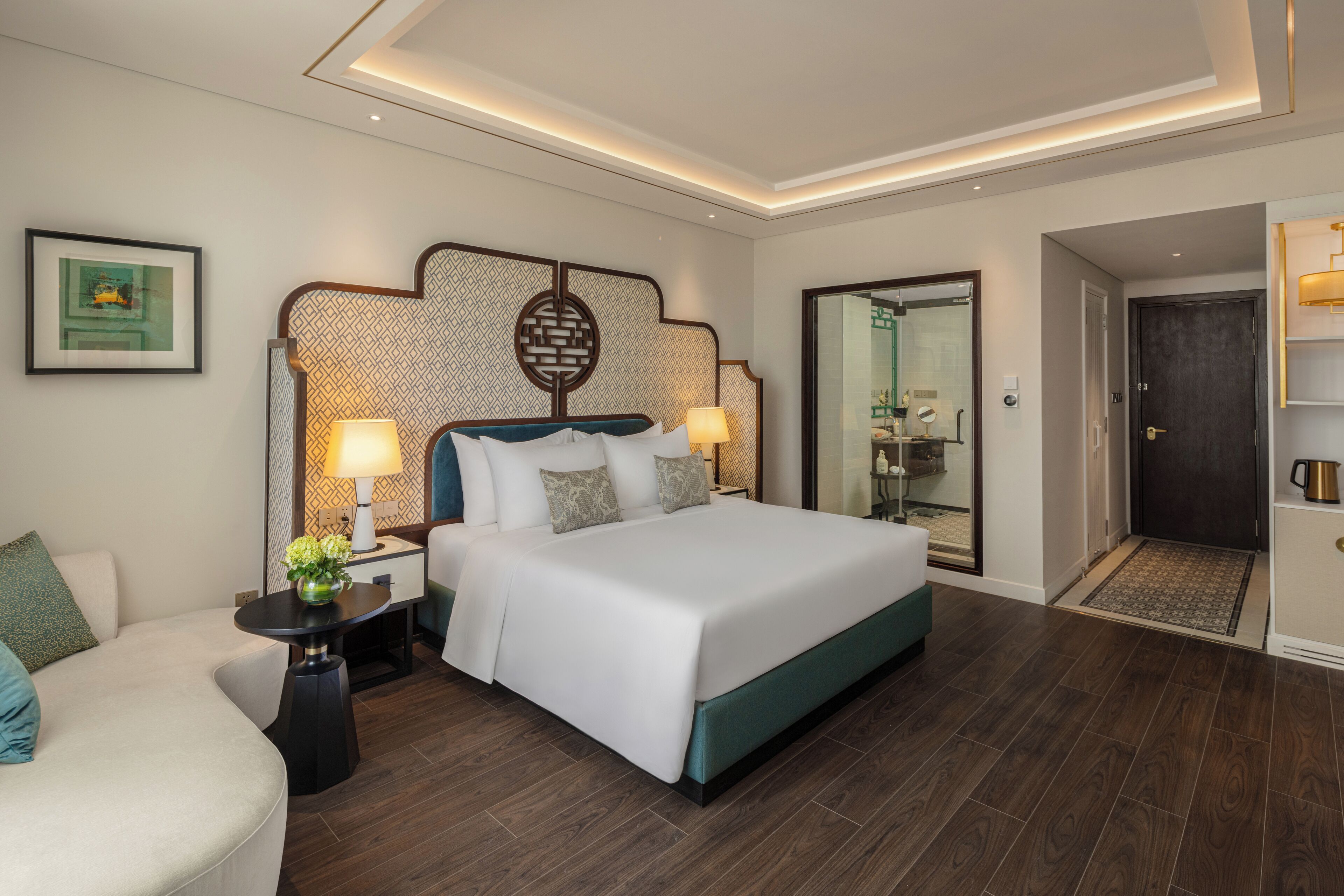 Free minibar, in-room safe, desk, iron/ironing board