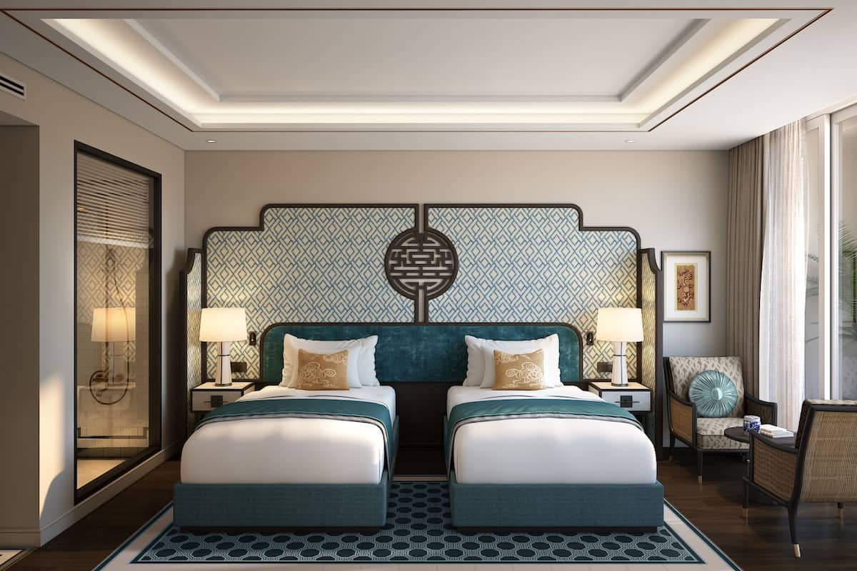 Caja de seguridad en la habitación y escritorio