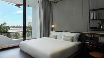 Deluxe Double Room, Balcony, River View | View from room