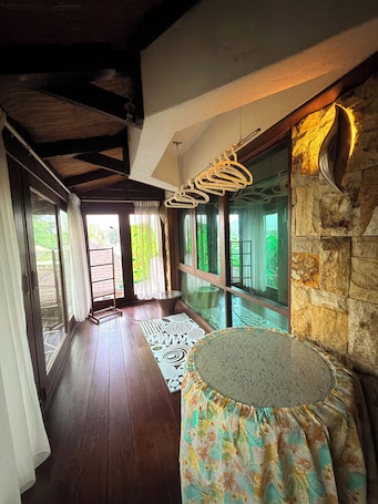 Terrace/patio. Serene Palm Heritage Tropical Villa