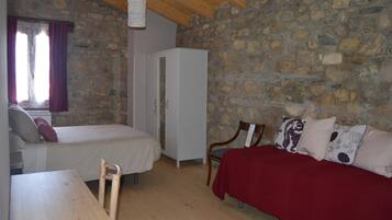 Superior Quadruple Room, Mountain View | Desk, laptop workspace, free WiFi