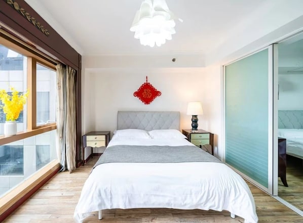 Business Twin Room, City View | Individually decorated, individually furnished, free WiFi - XiDun Apt-Pearl U.S. Consulate Branch (Guangzhou)