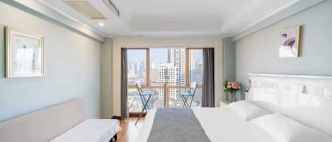 Business Twin Room, City View | View from room