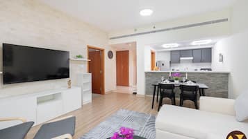 Luxury Apartment, Balcony, Garden View