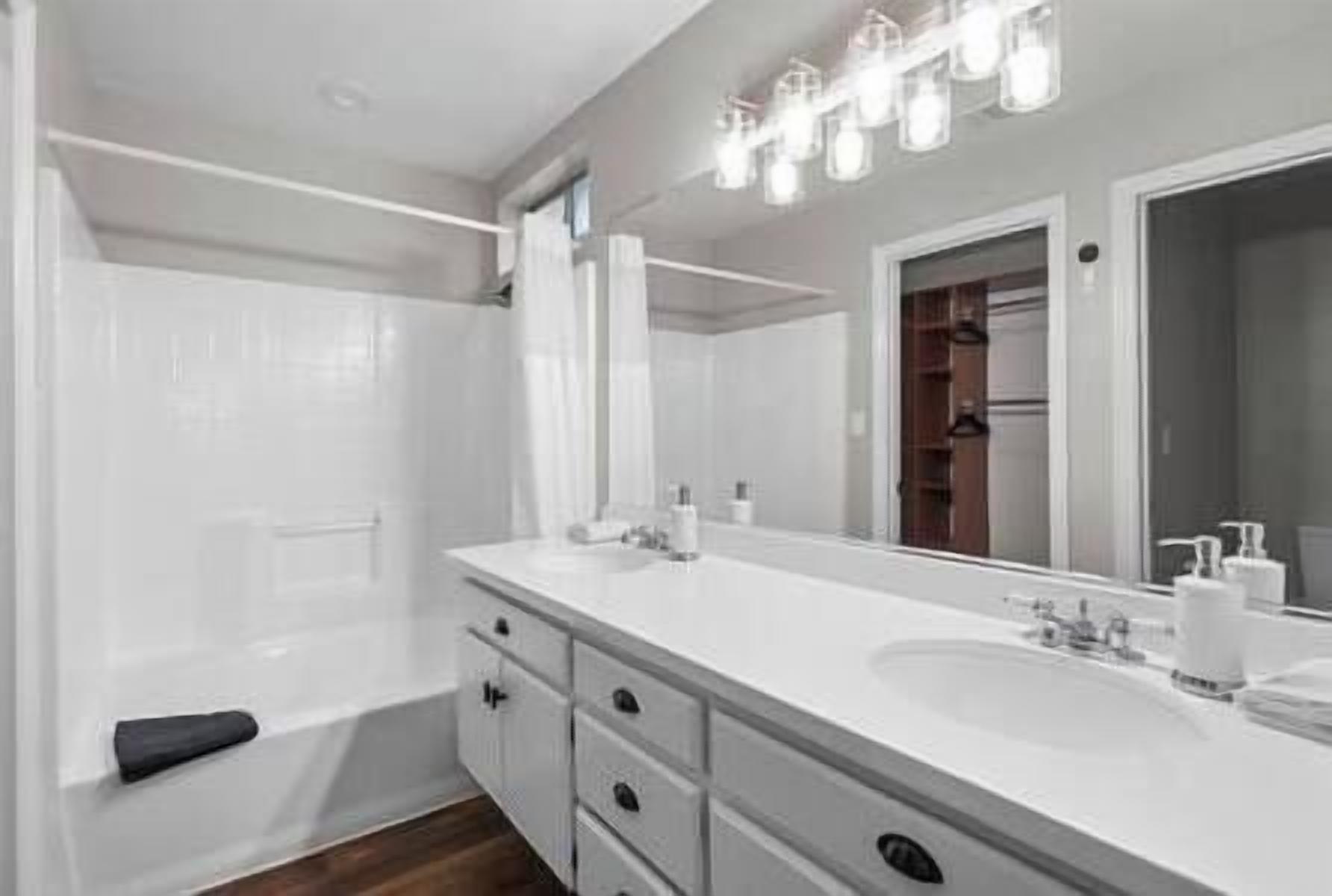 Hair dryer, towels