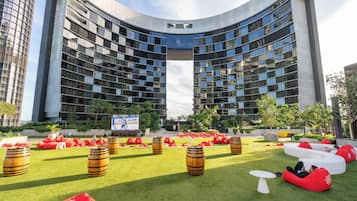 Overnatningsstedets område