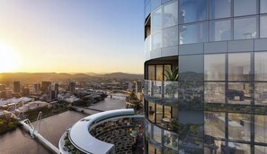 Exterior - Bright & Calm Haven Lv 17 - w/ Sky & Balcony Views (Brisbane City)